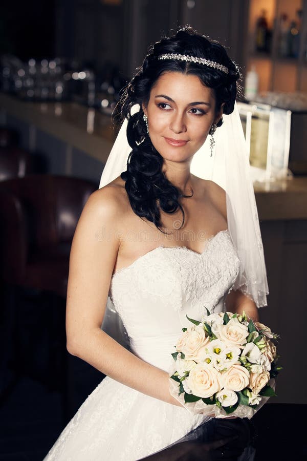 Beautiful bride royalty free stock image