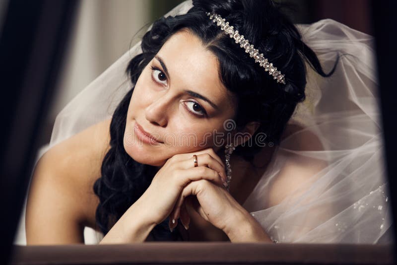 Beautiful bride royalty free stock photography