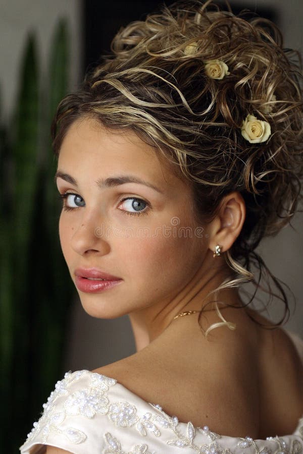 Beautiful bride on wedding day