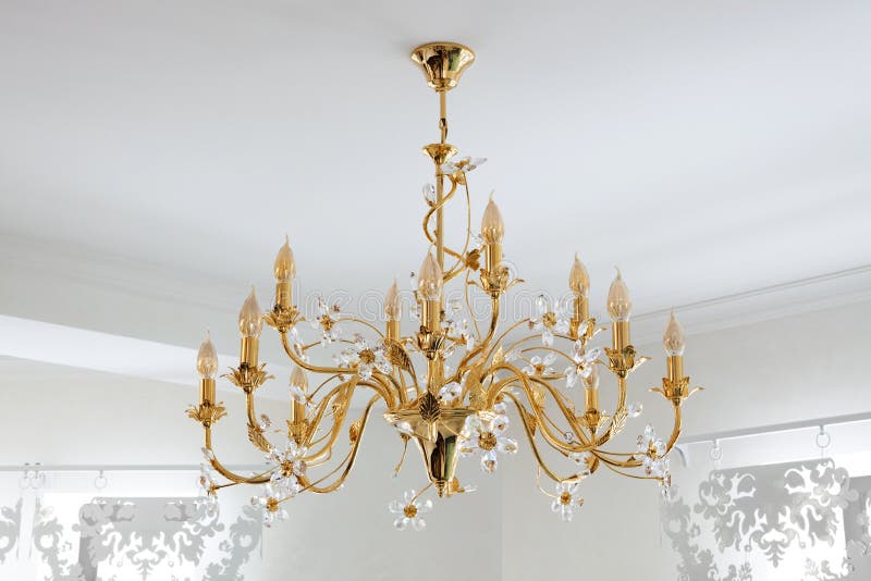 Beautiful bronze chandelier