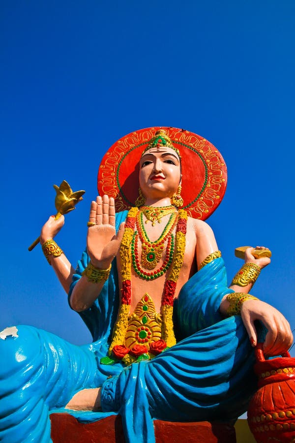 A Beautiful Buddha and the blue sky