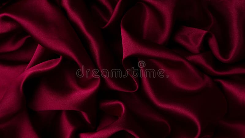 Maroon Satin Silk Velvet Cloth Fabric Background Stock Photo - Download  Image Now - Maroon, Velvet, Sheet - Bedding - iStock