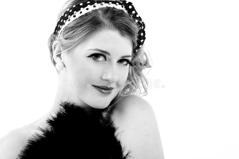 Beautiful burlesque pin up stock image. Image of vintage 27118999