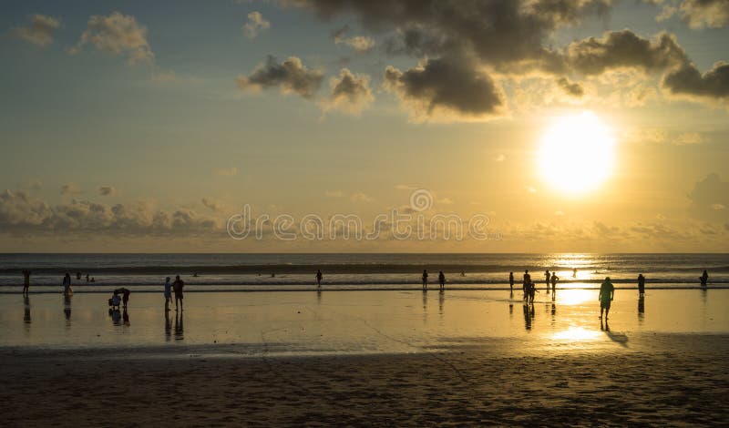 Time and People at Beach, Bali-Indonesia Stock Image Image of blowing, tourist: