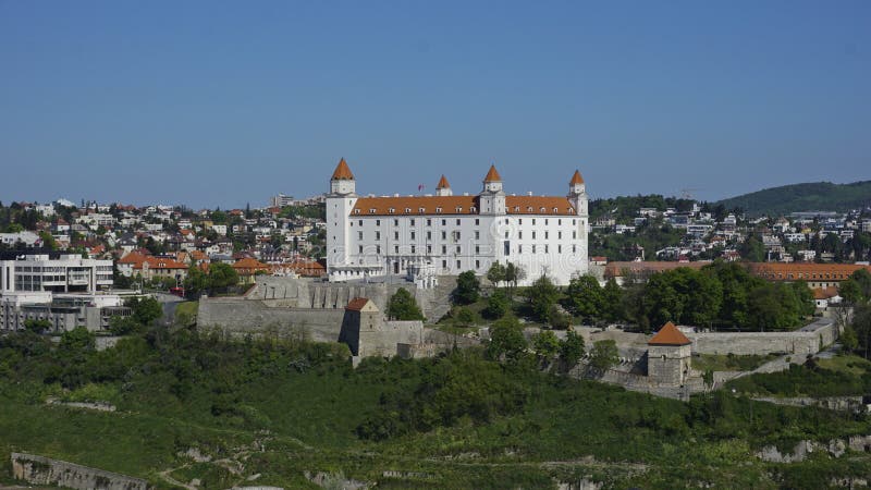 Beautiful castle in bratislava in slovakia