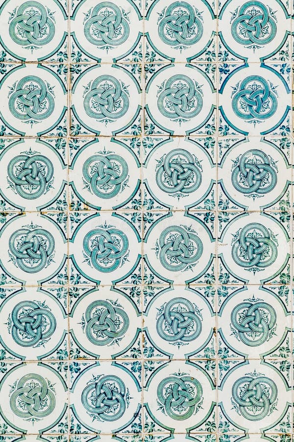 Beautiful Ceramic Wall Texture Pattern In Lisbon