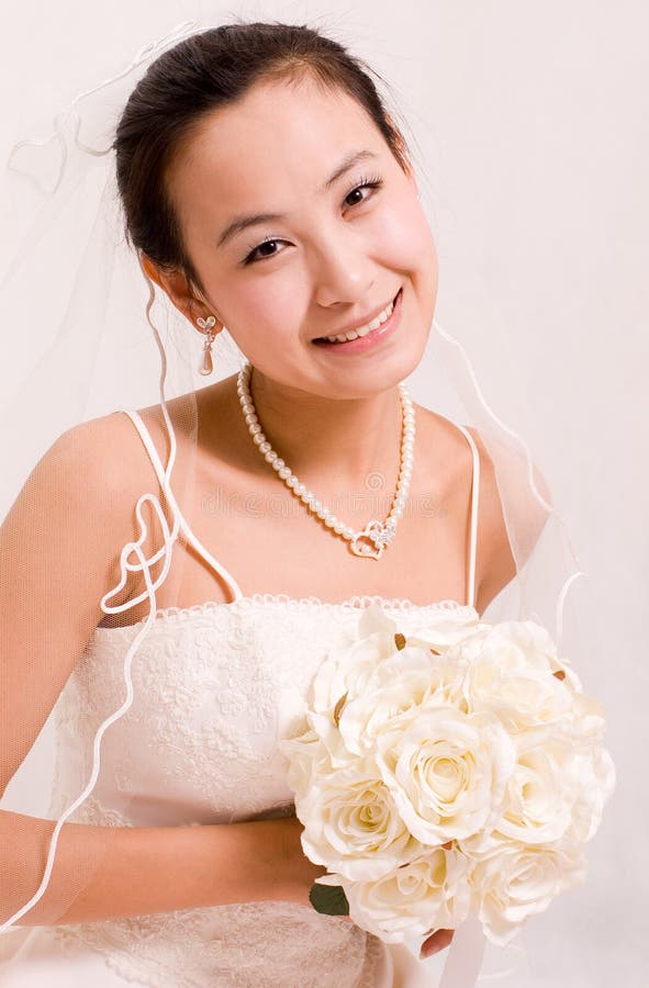 Beautiful Chinese Bride Stock Image Image 7256791