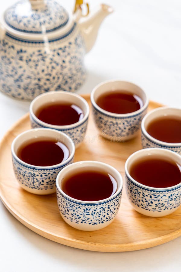 Beautiful Chinese tea set stock photo. Image of bowl 188042004