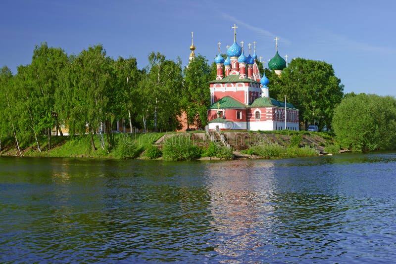 Beautiful church in forest