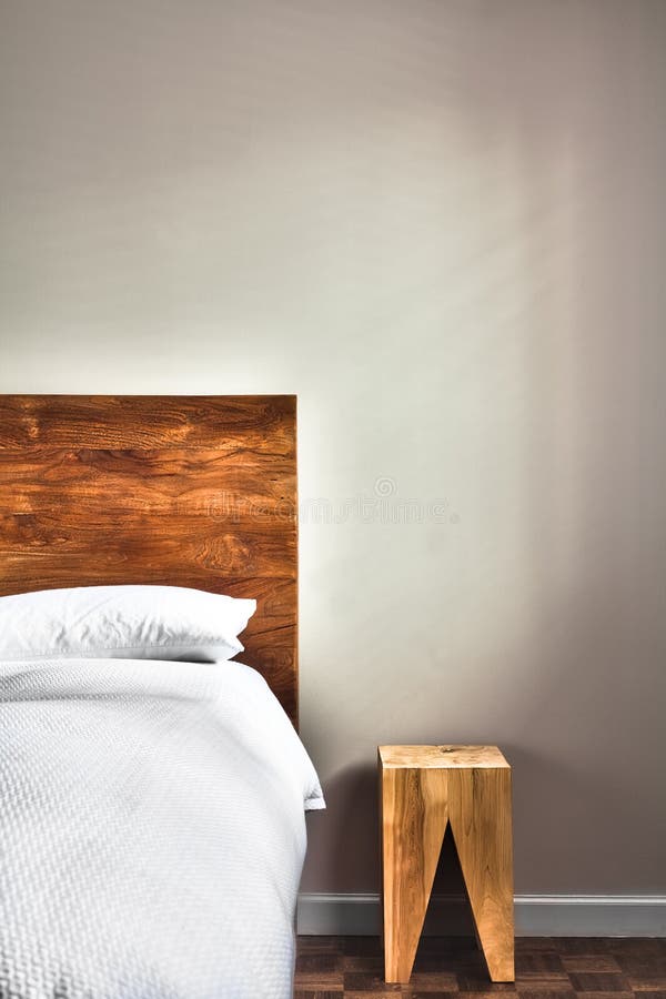 Beautiful Clean and Modern Bedroom with empty wall to add some text, logo, image, etc.