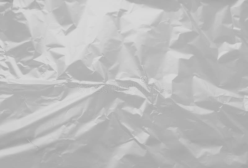 Beautiful Close Up View at an Empty Plastic Film Texture on a White