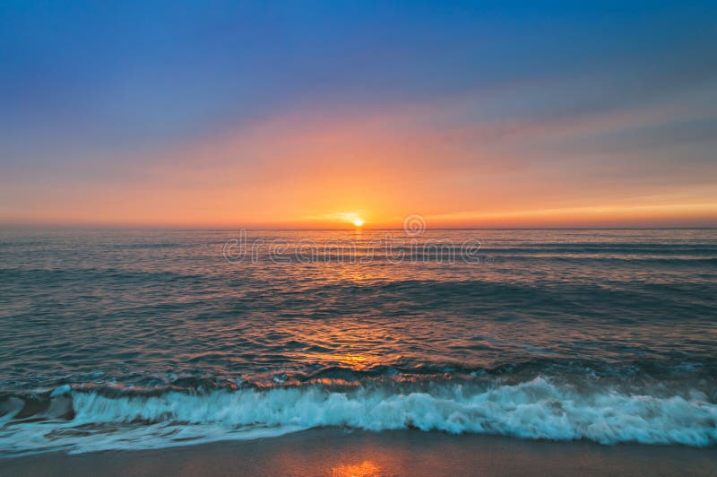 Beautiful cloudscape over the sea. royalty free stock photo
