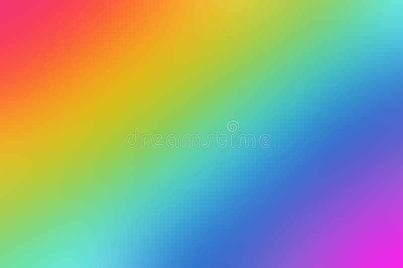 Beautiful colorful blurred seven-color rainbow gradient background royalty free illustration