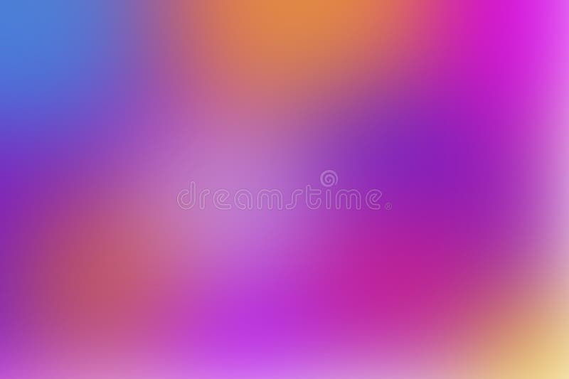 Beautiful colorful blurred seven-color rainbow gradient background vector illustration