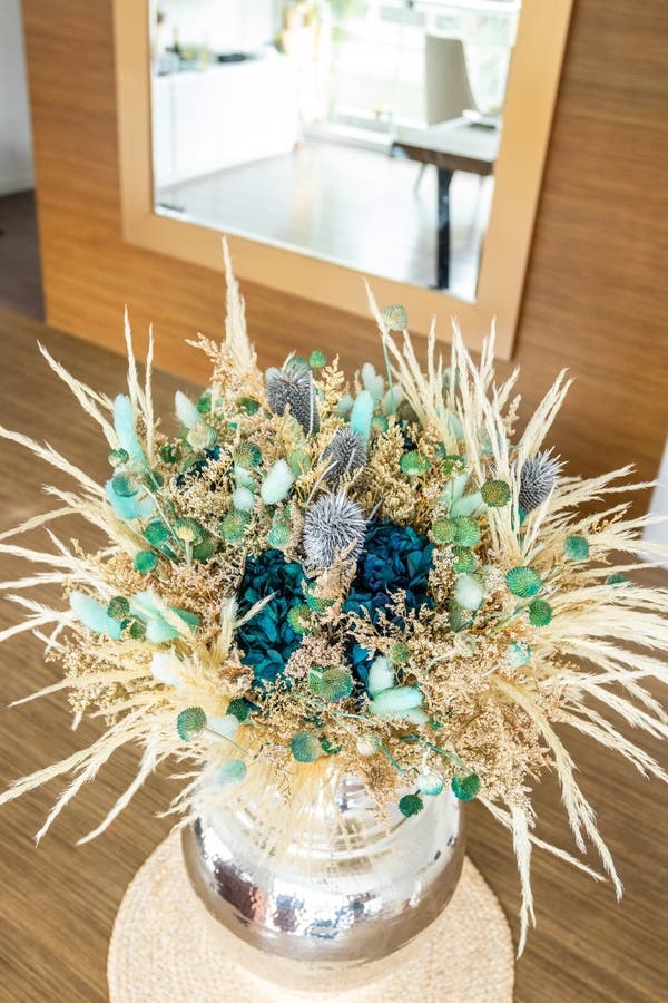 Beautiful Dehydrated Flower Arrangement Stock Photo Image of bouquet
