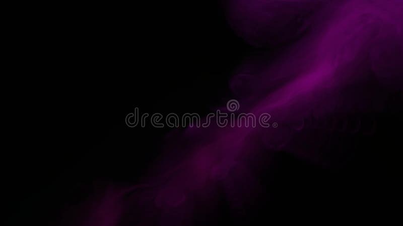 Beautiful loopable colorful liquid ink motion on black HD 1920x1080. royalty free illustration