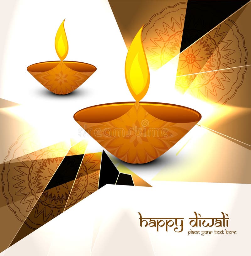 Beautiful colorful religious abstract diwali diya royalty free illustration Beautiful colorful religious abstract diwali diya royalty free illustration