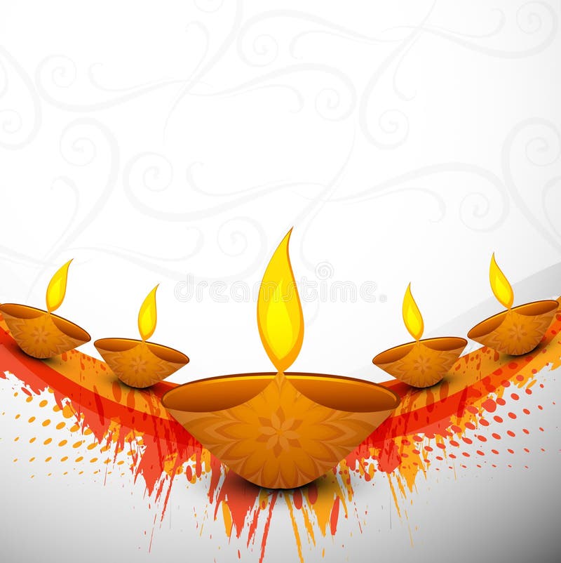 Beautiful colorful religious for Diwali diya vector illustration Beautiful colorful religious for Diwali diya vector illustration