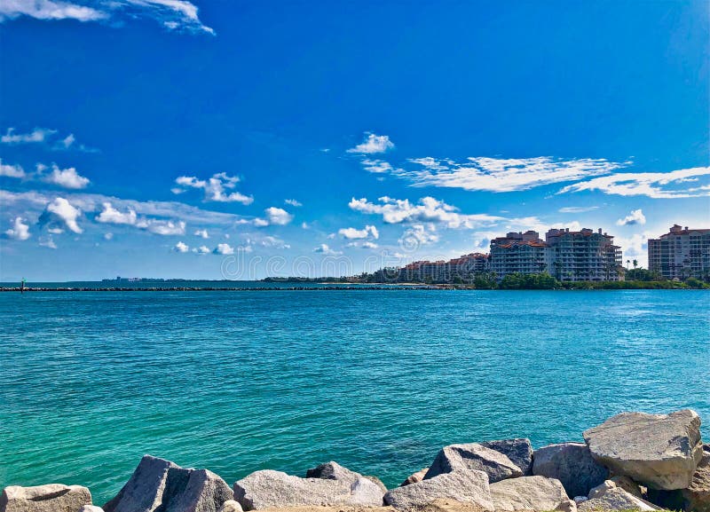 South Beach Miami Atlantic Ocean royalty free stock image South Beach Miami Atlantic Ocean royalty free stock image