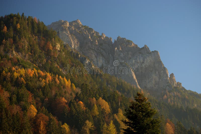Colorful autumn mood in Planken in Liechtenstein 11.11.2020