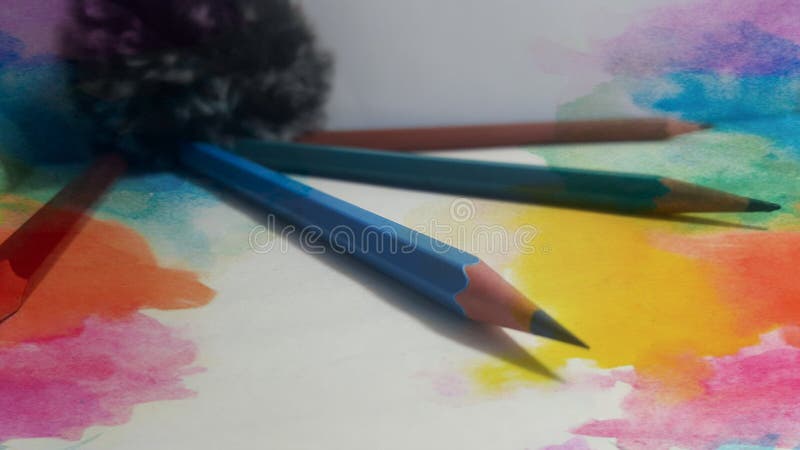 Beautiful and colourful pencils royalty free stock images Beautiful and colourful pencils royalty free stock images