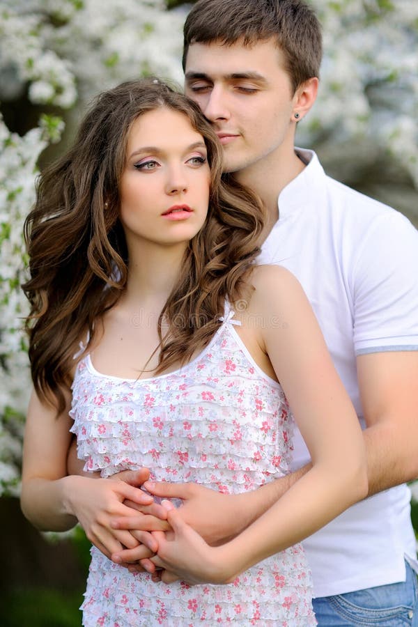 Beautiful Couple in love on summer stock photography Beautiful Couple in love on summer stock photography