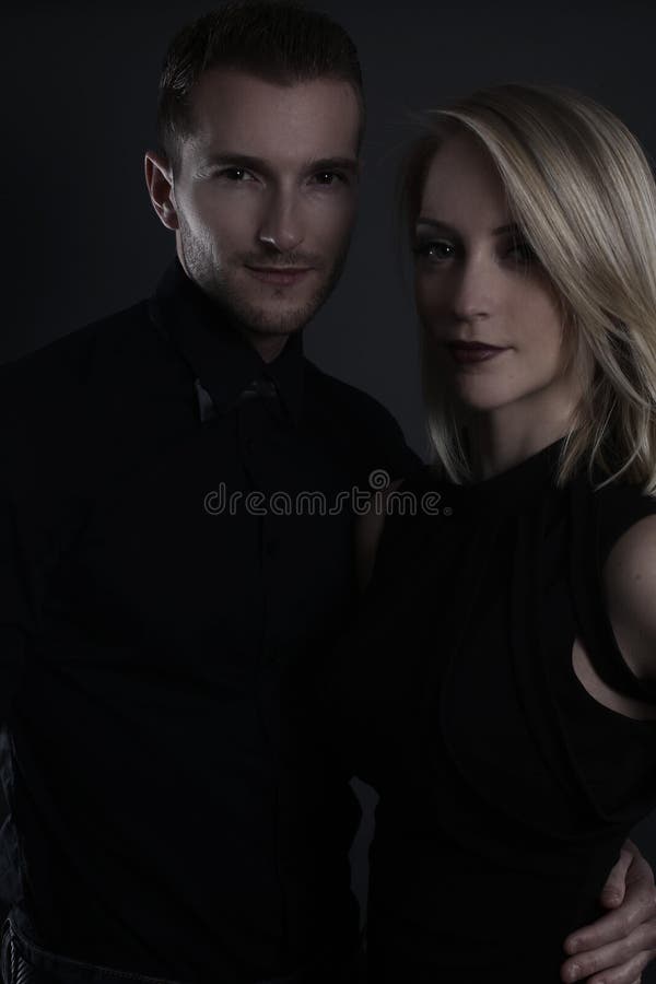 Beautiful couple posing stock photography Beautiful couple posing stock photography