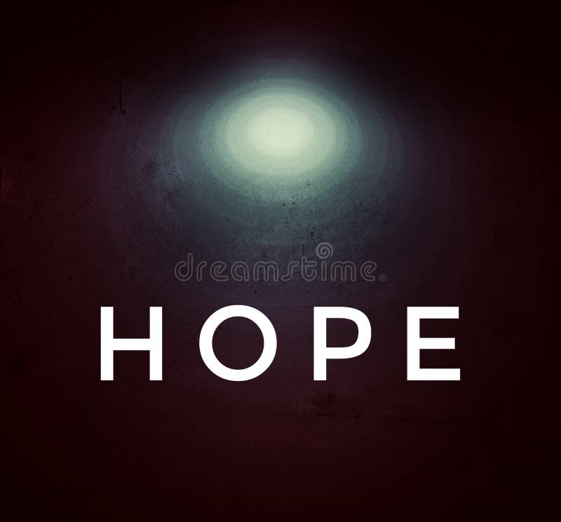 The Beautiful Cover Title Wallpaper of the Word Hope with Light in the Dark  Stock Photo - Image of title, dark: 174783940