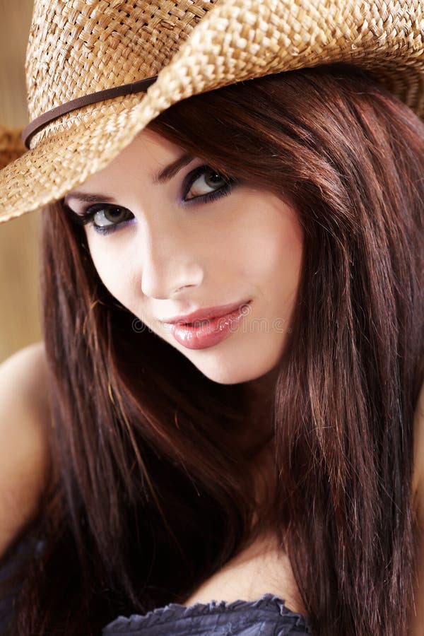 Beautiful Cowgirl Stock Photo Im