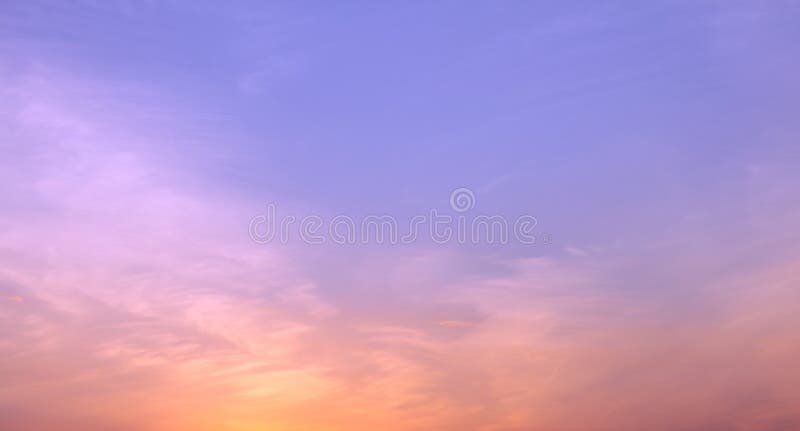 Beautiful crimson sky in evening after sunset during dusk in cloudless weather stock photos Beautiful crimson sky in evening after sunset during dusk in cloudless weather stock photos