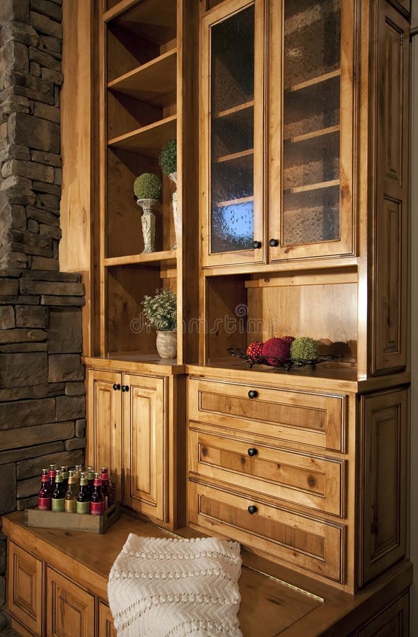 Beautiful custom home bookcase