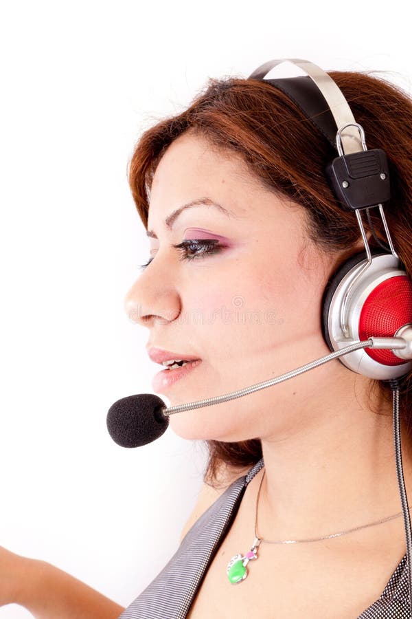 Beautiful Customer Support Girl