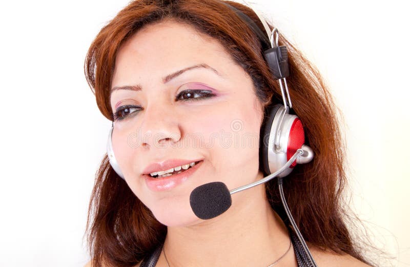 Beautiful Customer Support Girl