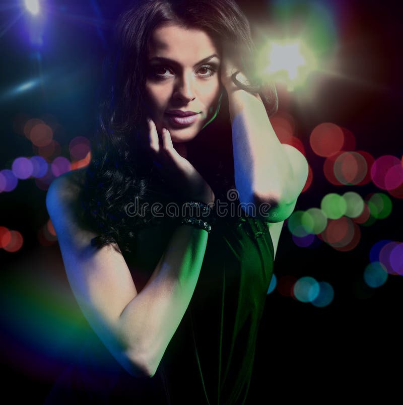 Beautiful dancing girl stock image. Image of blond, erotic 17528229