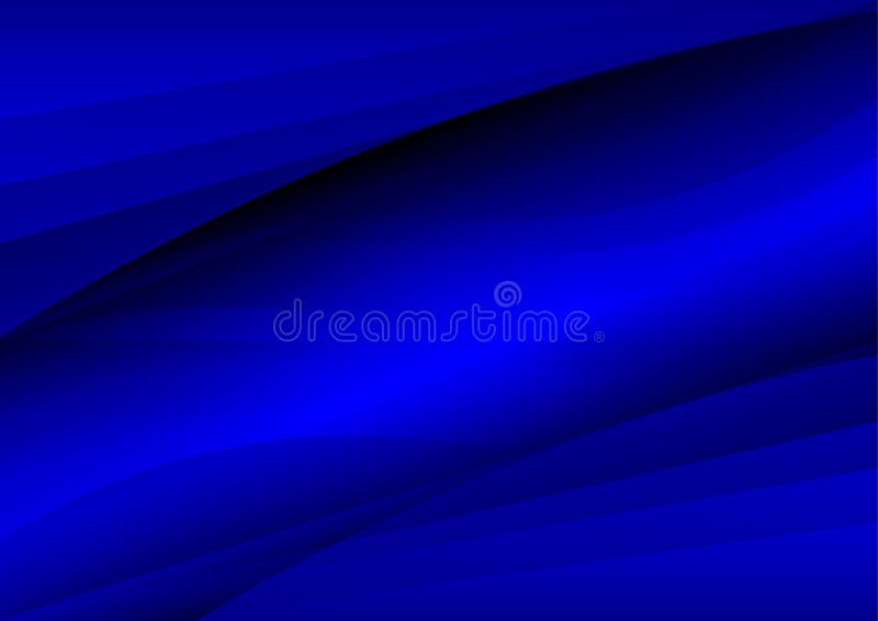 Beautiful dark blue abstract waves background Vector royalty free illustration