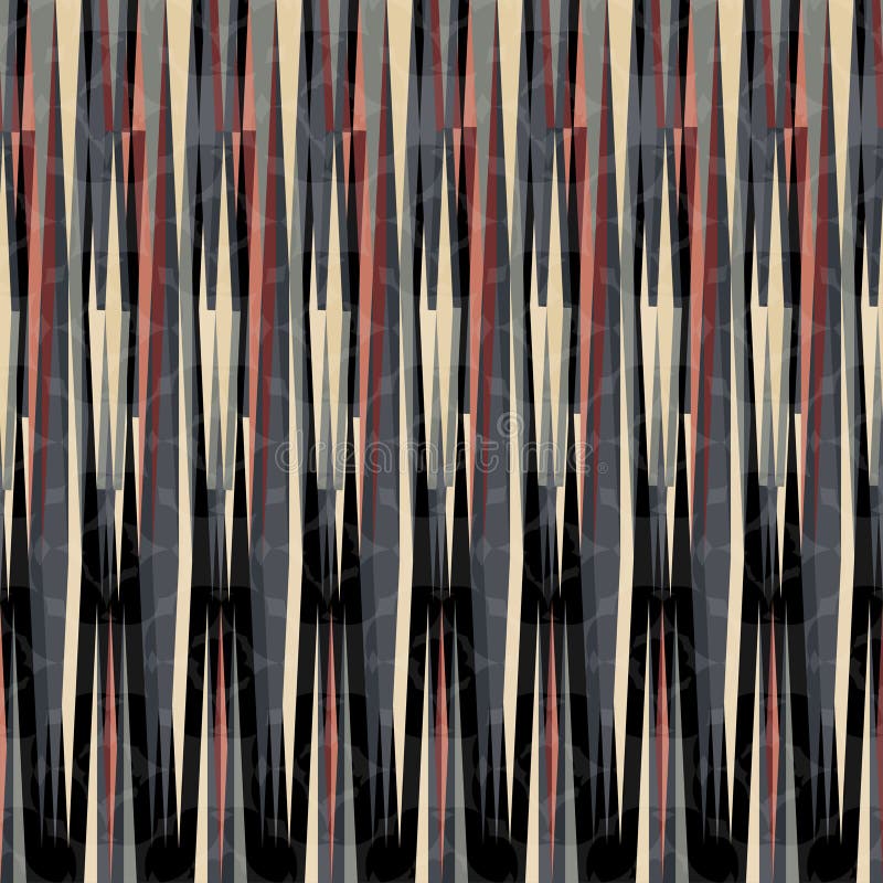 Beautiful dark line in retro style abstract geometric background vector illustration stock illustration