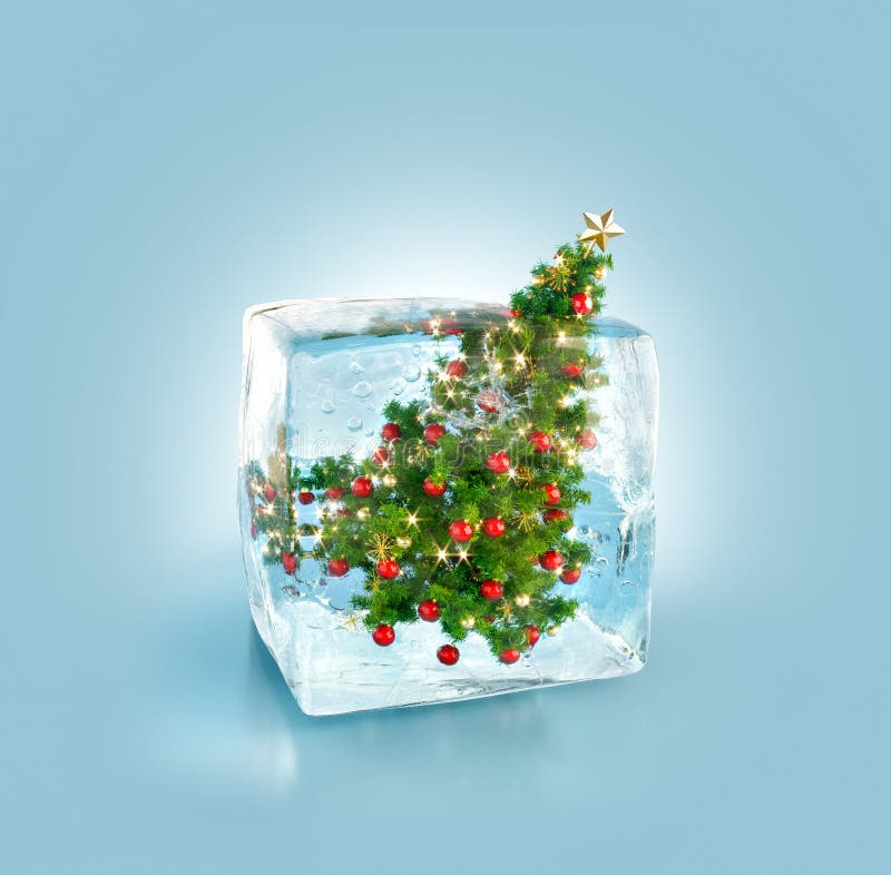 Ice Cube Christmas Tree Stock Illustrations – 51 Ice Cube