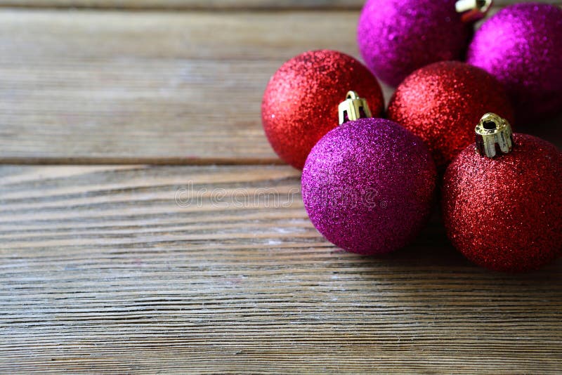 Beautiful Decorative Red Balls. Christmas Stock Photo Image of board, decor 45018910