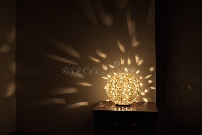 Beautiful Decorative Table Lamp Stock Image Image of decorative