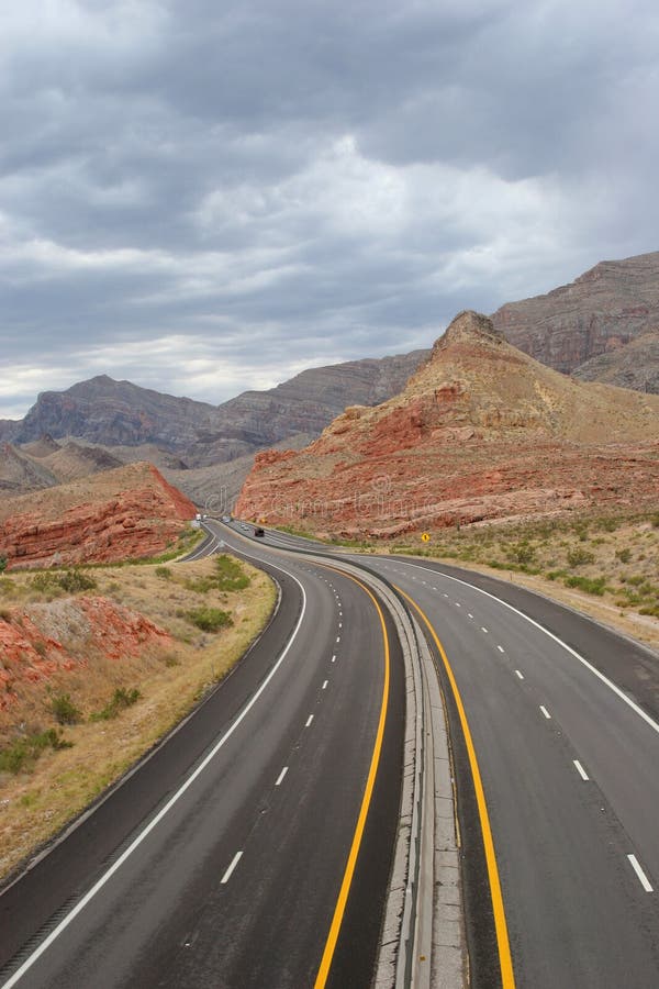 Beautiful desert road