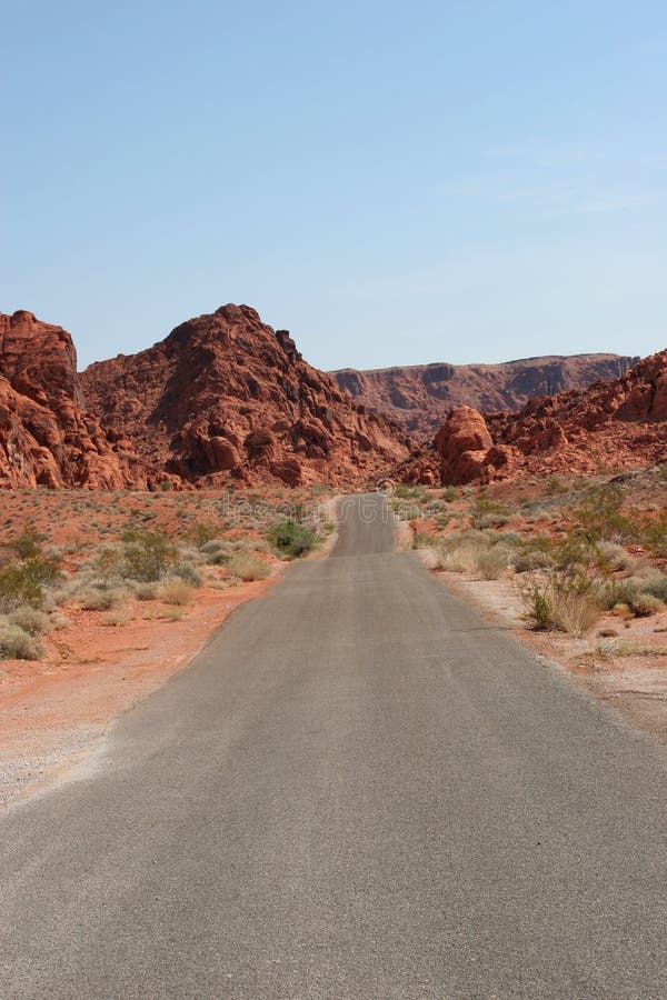 Beautiful desert road view