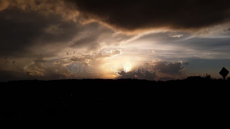 Beautiful disaster royalty free stock images