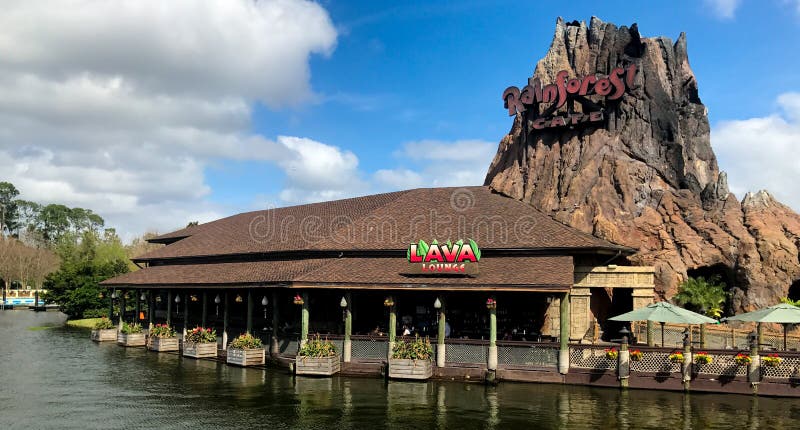 RainForest Cafe, Disney Springs, Orlando, Florida royalty free stock image RainForest Cafe, Disney Springs, Orlando, Florida royalty free stock image