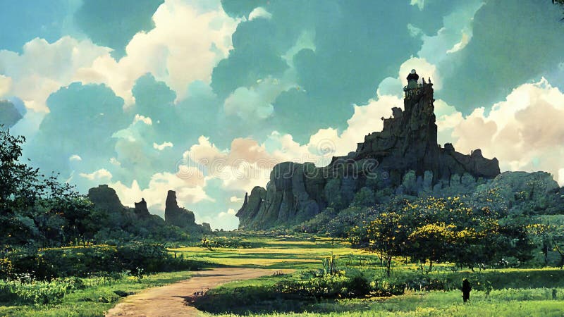 1,311 Anime Landscape Stock Photos - Free & Royalty-Free Stock Photos from  Dreamstime