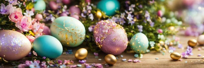 Decor frumos de paște. concentrare selectivă. royalty free stock images