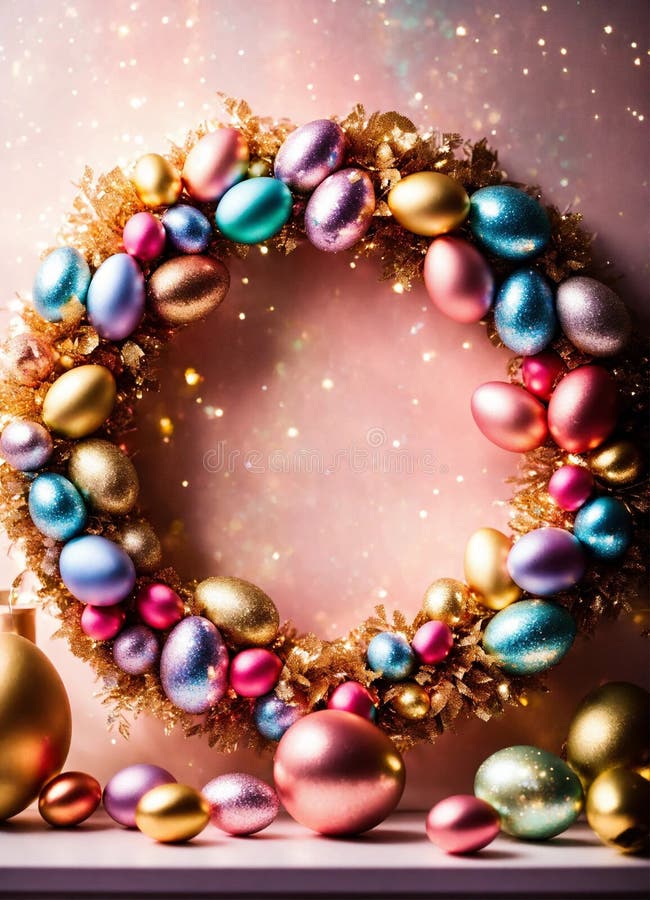 Decor frumos de paște. concentrare selectivă. royalty free stock photos