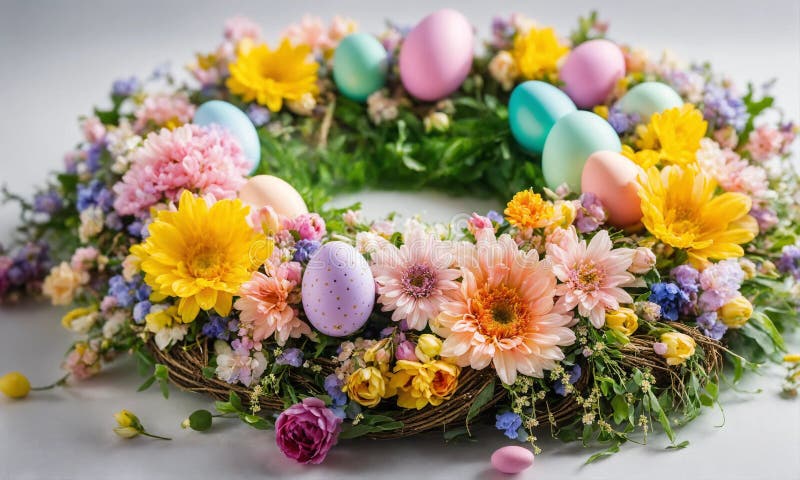 Decor frumos de paște. concentrare selectivă. stock images