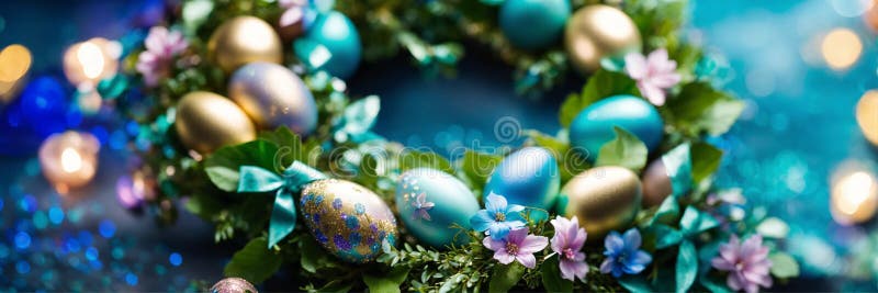 Decor frumos de paște. concentrare selectivă. royalty free stock photo