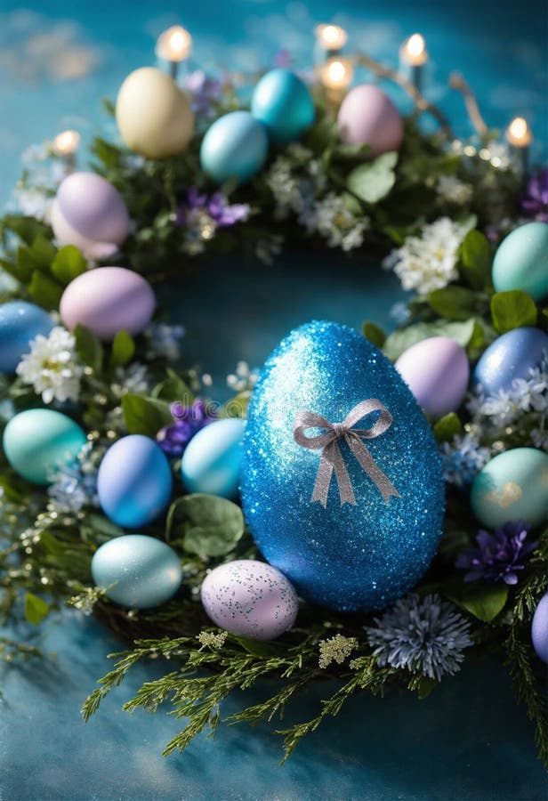 Decor frumos de paște. concentrare selectivă. royalty free stock photos