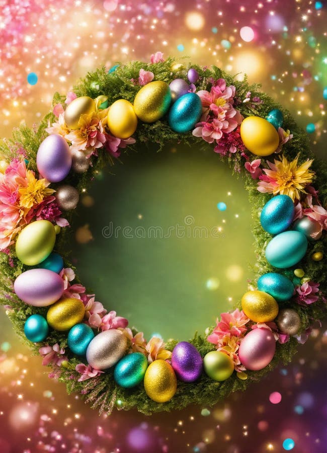 Decor frumos de paște. concentrare selectivă. stock photo